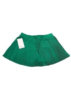 NWT Lululemon Varsity Pleated High-Rise Tennis Skirt 14” (Raceway Green) Size 12